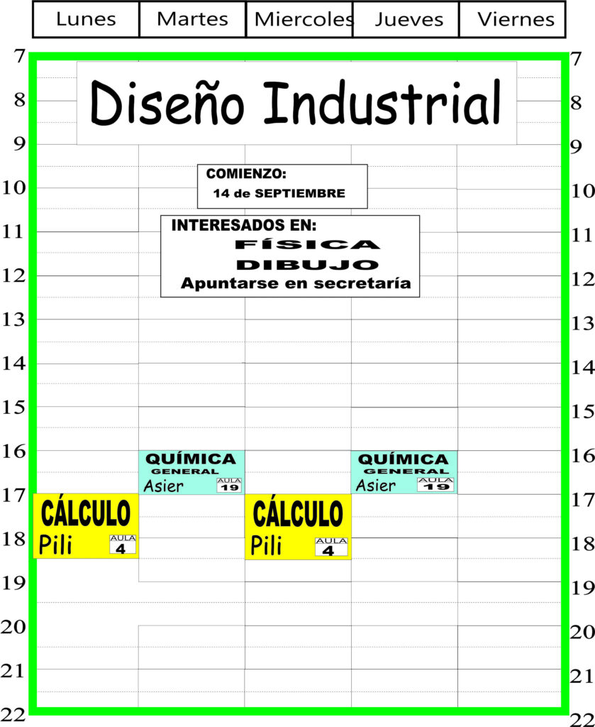 Ingeniería Diseño Industrial 1