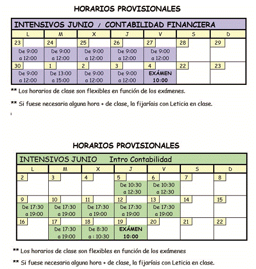 GRADOS SARRIKO exámenes extraordinarios 2